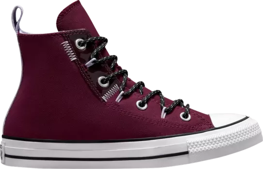 Кроссовки Converse Chuck Taylor All Star Trek Craft High Dark Beetroot, красный