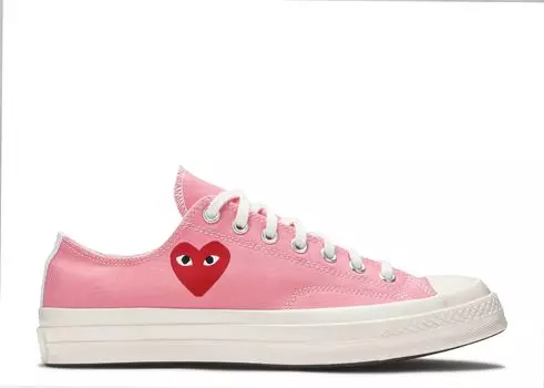Кроссовки Converse Comme Des Garons Play X Chuck 70 Low 'Bright Pink', розовый