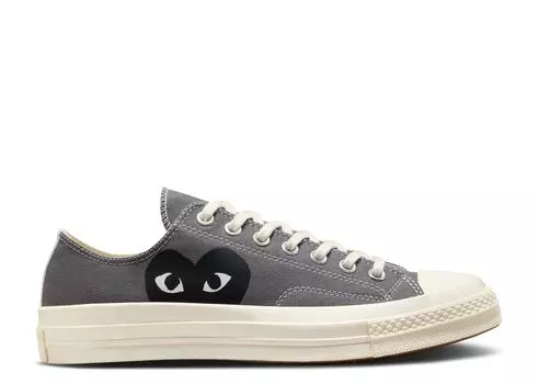 Кроссовки Converse Comme Des Garons Play X Chuck 70 Low 'Steel Gray', серый