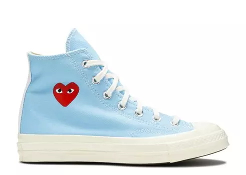 Кроссовки Converse Comme Des Garons Play X Chuck 70 High 'Bright Blue', синий