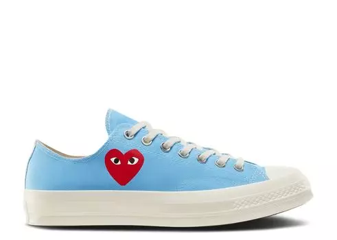 Кроссовки Converse Comme Des Garons Play X Chuck 70 Low 'Bright Blue', синий