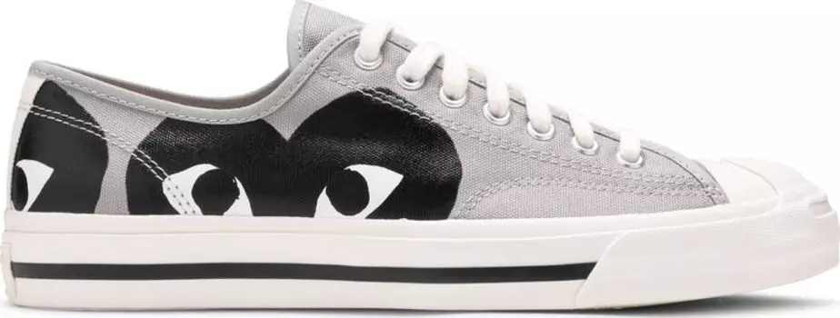 Кроссовки Converse Comme des Garons PLAY x Jack Purcell Drizzle Black, серый