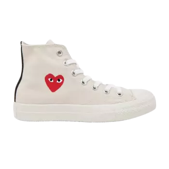 Кроссовки Converse Comme des Garons x Chuck Taylor All Star Hi 'Milk', белый