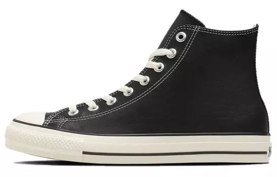 Кроссовки Converse Cons Pro Leather Skateboarding Shoes Unisex High-top Black/White, черный/белый