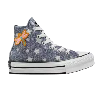 Кроссовки Converse Coraline x Chuck Taylor All Star EVA Lift Platform High PS Dragonfly, синий
