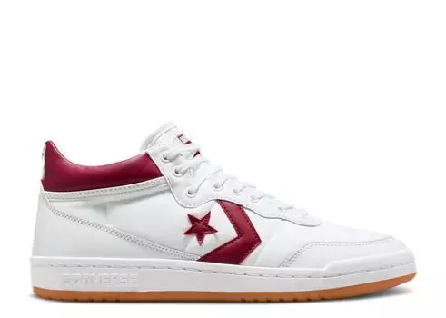 Кроссовки Converse Fastbreak Pro Leather Mid 'White Team Red Gum', белый