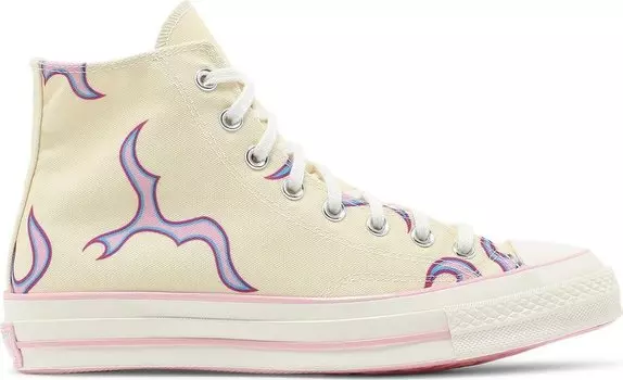 Кроссовки Converse Golf Le Fleur x Chuck 70 High Flame - Pastel Yellow, желтый