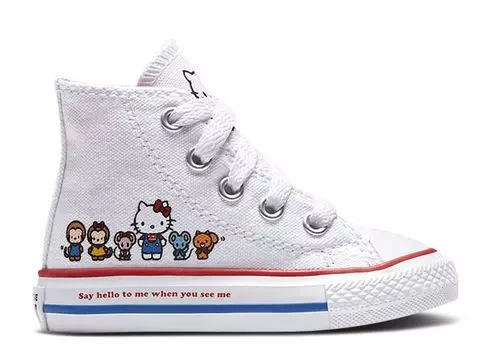Кроссовки Converse Hello Kitty X Chuck Taylor All Star Canvas Hi Td 'White', белый