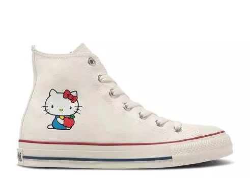 Кроссовки Converse Hello Kitty X Chuck Taylor All Star High 'Apple', кремовый