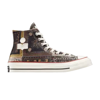Кроссовки Converse Isabel Marant x Wmns Chuck 70 High 'Black Bandana Scarf', черный