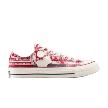 Кроссовки Converse Isabel Marant x Wmns Chuck 70 Low 'Red Bandana Scarf', красный