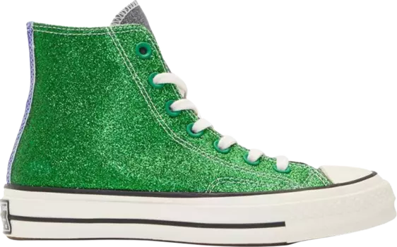 Кроссовки Converse J.W. Anderson x Chuck 70 Gltter Gutter, зеленый