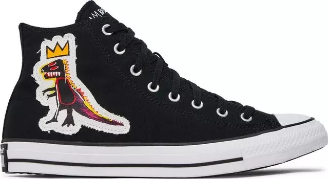 Кроссовки Converse Jean-Michel Basquiat x Chuck Taylor All Star High Pez Dispenser, черный