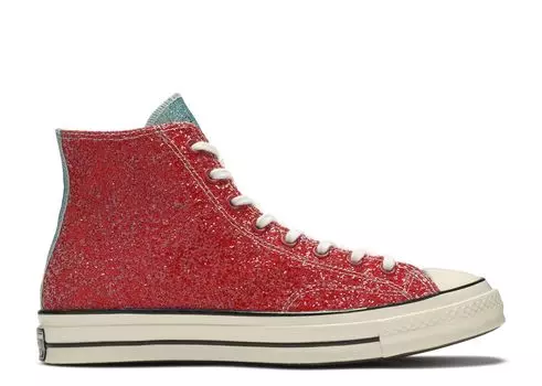 Кроссовки Converse Jw Anderson X Chuck 70 Hi 'Glitter Pack - Cherry Sulphur', красный