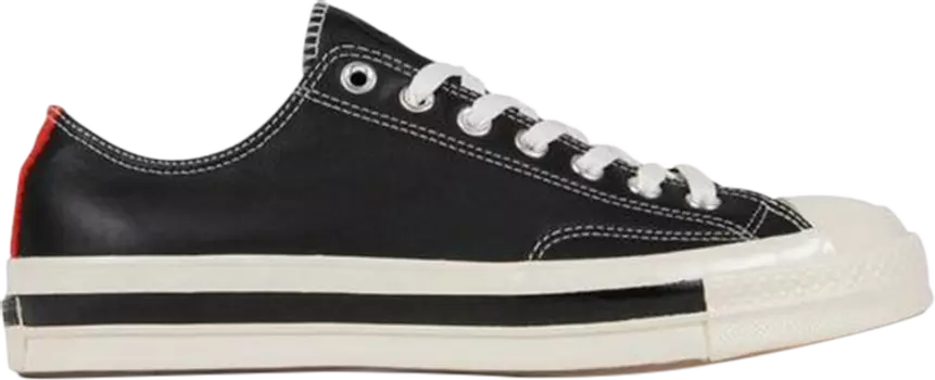 Кроссовки Converse Kasina x Chuck 70 Ox Black Fiery Red, черный