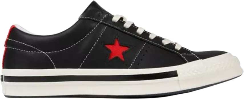 Кроссовки Converse Kasina x One Star Ox Black Fiery Red, черный