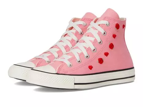 Кроссовки Converse Kids Chuck Taylor All Star, цвет Light Jellyfish Jitter/Red/Egret