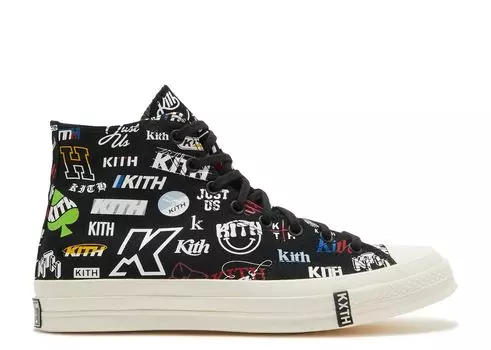Кроссовки Converse Kith X Chuck 70 High '10Th Anniversary - Black', черный