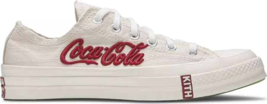 Кроссовки Converse Kith x Coca-Cola x Chuck 70 Low Parchment, белый