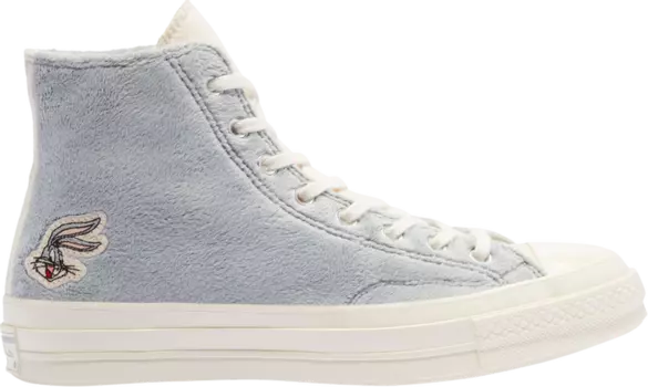 Кроссовки Converse Looney Tunes x Chuck 70 High 80th Anniversary - Faux Fur, серый