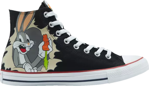 Кроссовки Converse Looney Tunes x Chuck Taylor All Star High 80th Anniversary - Bugs Bunnys Mischief, черный