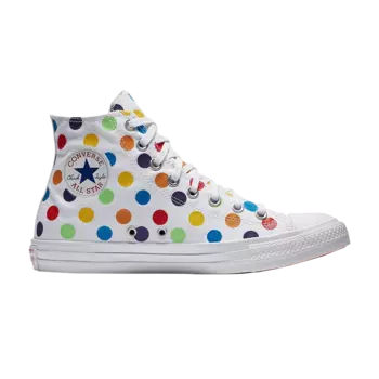 Кроссовки Converse Miley Cyrus x Chuck Taylor All Star Hi 'Pride', белый