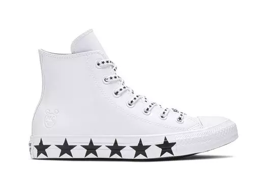 Кроссовки Converse Miley Cyrus x Wmns Chuck Taylor All Star Hi 'Stars', белый