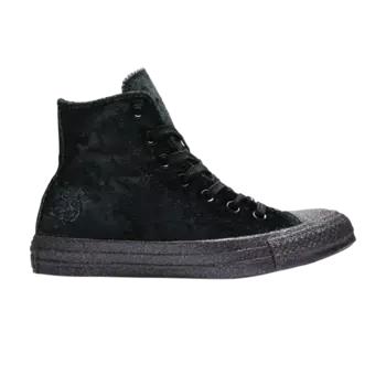 Кроссовки Converse Miley Cyrus x Wmns Chuck Taylor All Star Hi 'Black Silver', черный