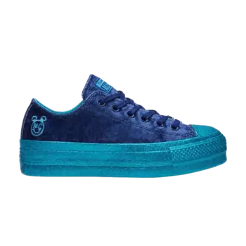 Кроссовки Converse Miley Cyrus x Wmns Chuck Taylor All Star Platform Ox 'Gnarly Blue', синий