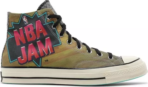 Кроссовки Converse NBA Jam x Chuck 70 High Hardwood Floor, коричневый