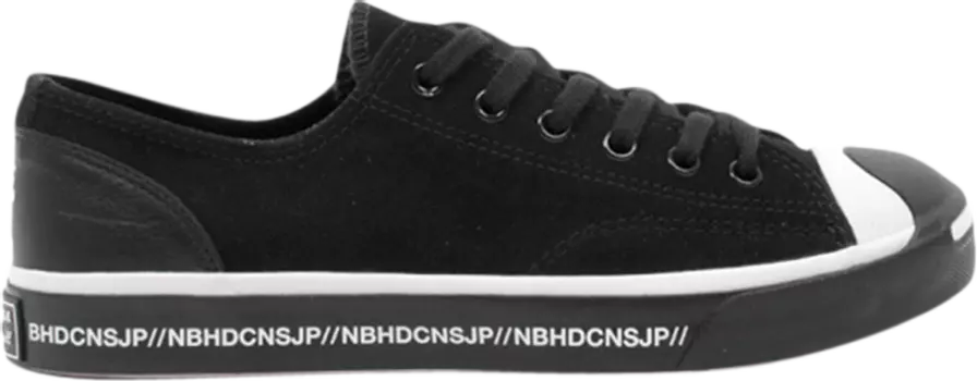 Кроссовки Converse NEIGHBORHOOD x Jack Purcell Low Black, черный
