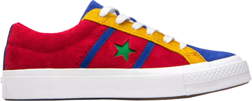 Кроссовки Converse One Star Academy Low Enamel Red Blue, красный