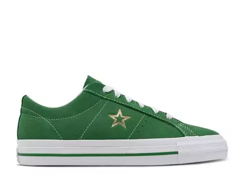 Кроссовки Converse One Star Pro 'Geeen Gold', зеленый