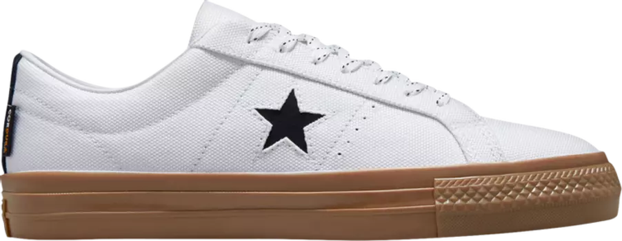 Кроссовки Converse One Star Pro Low White Dark Gum, белый