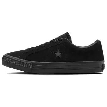 Кроссовки Converse One Star Skateboarding Shoes Unisex Low-top Black, черный