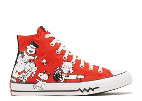 Кроссовки Converse Peanuts X Chuck Taylor All Star High 'Snoopy And Friends', красный