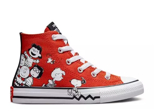 Кроссовки Converse Peanuts X Chuck Taylor All Star High Ps 'Snoopy And Friends', красный