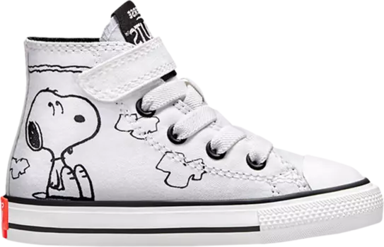 Кроссовки Converse Peanuts x Chuck Taylor All Star Easy-On High TD Snoopy and Woodstock, белый