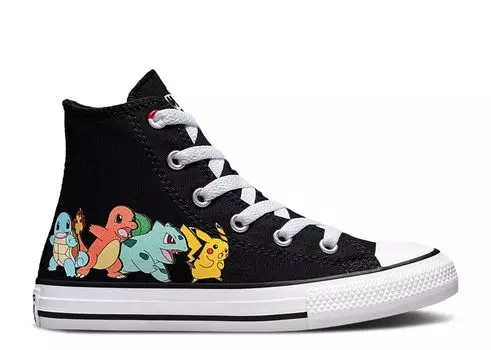 Кроссовки Converse Pokemon X Chuck Taylor All Star High Ps 'First Partners', черный