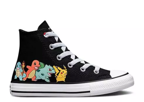 Кроссовки Converse Pokemon X Chuck Taylor All Star High Ps 'First Partners', черный