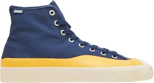 Кроссовки Converse Pop Trading Company x Jack Purcell Pro High Navy Yellow, синий