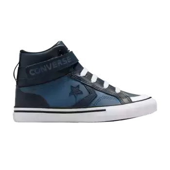 Кроссовки Converse Pro Blaze Strap Leather EasyOn High PS Midnight Pass, синий