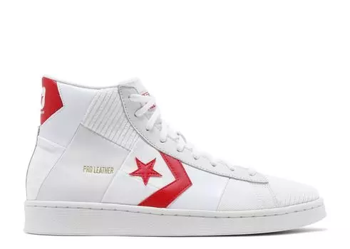Кроссовки Converse Pro Leather High 'Summer Drip - White University Red', белый