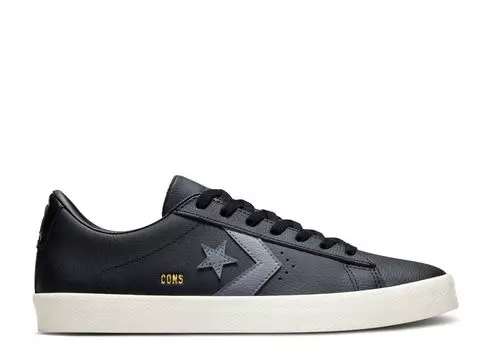 Кроссовки Converse Pro Leather Vulc Pro 'Black Lunar Grey', черный