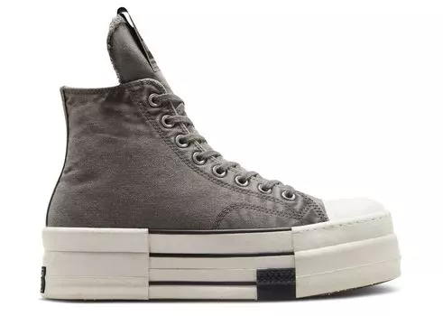 Кроссовки Converse Rick Owens X DRKSHDW DBL DRKSTAR Chuck 70 High, цвет Washed Canvas Pack Concrete