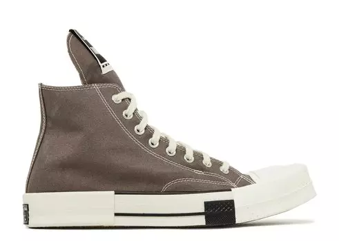 Кроссовки Converse Rick Owens X Turbodrk Chuck 70 Laceless 'Iron', коричневый