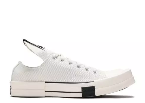 Кроссовки Converse Rick Owens X Turbodrk Chuck 70 Low 'Lily White', белый