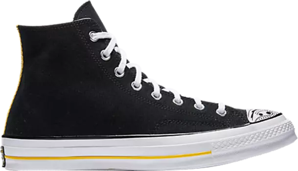 Кроссовки Converse RSVP Gallery x Chuck Taylor 70 Hi Top Black, черный