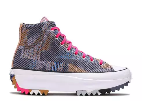 Кроссовки Converse Run Star Hike High 'Knit Mashup', синий