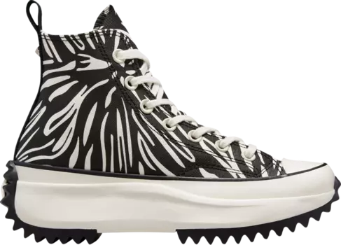 Кроссовки Converse Run Star Hike Platform Animalier, черный